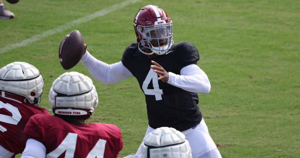 Alabama QB Jalen Milroe