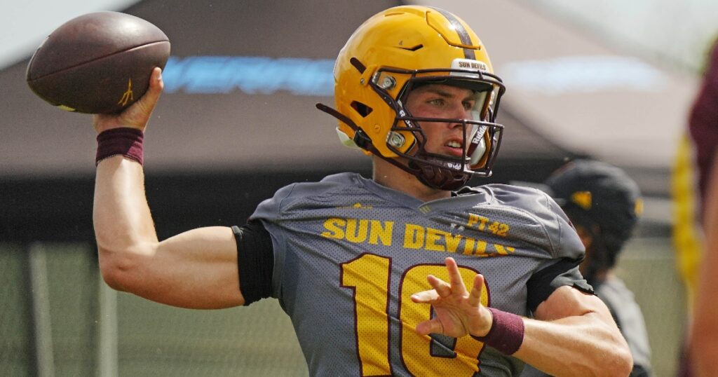 arizona-state-sun-devils-name-michigan-state-transfer-sam-leavitt-starting-quarterback