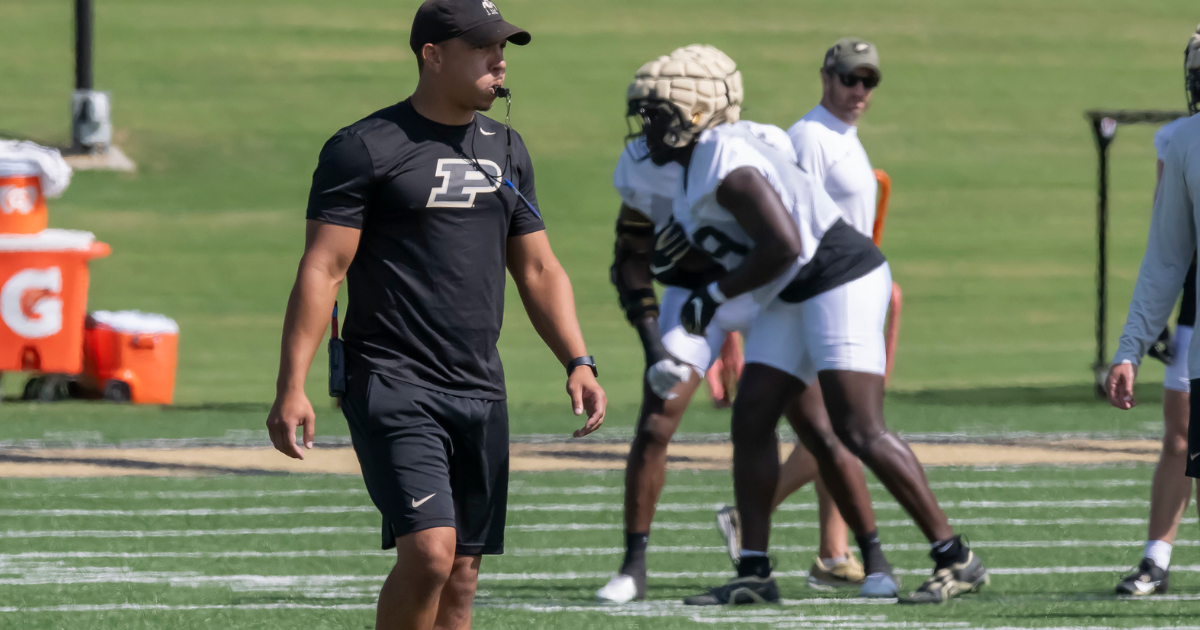 Purdue coach Ryan Walters is “finishing” the team shortly before the start