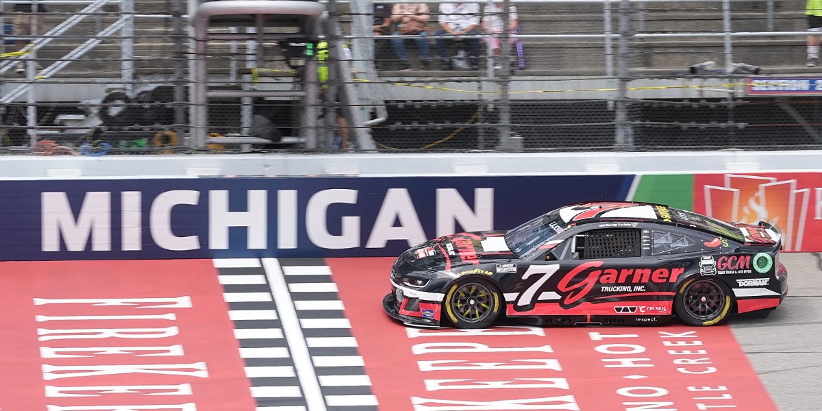 Corey LaJoie open after his car rolled over during the third stage in Michigan: “That was a great ride, buddy”