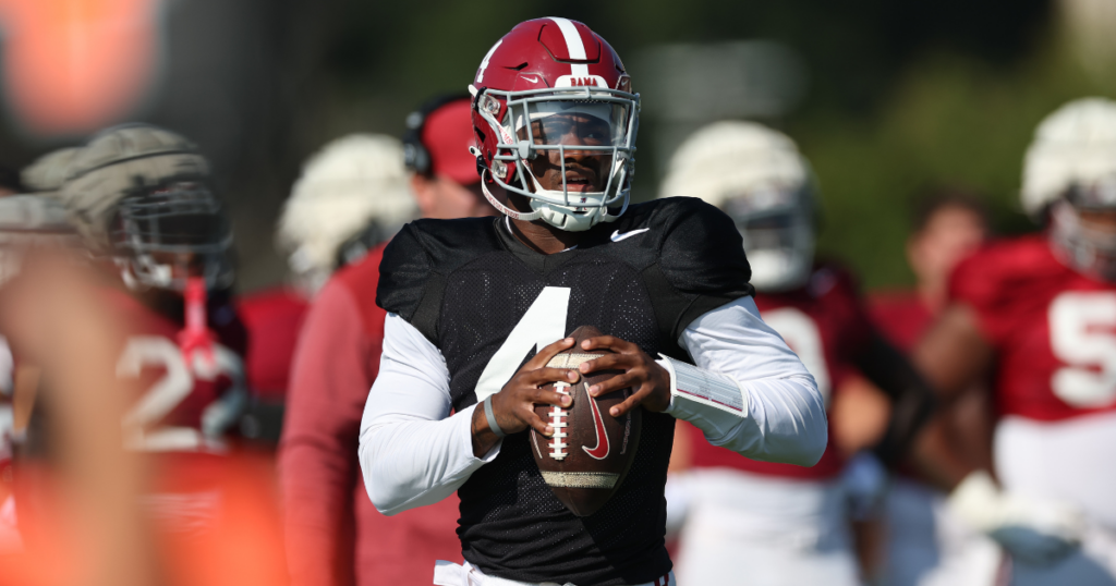 Alabama QB Jalen Milroe