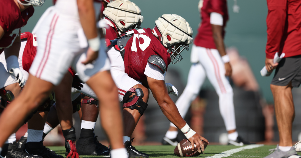 Alabama OL Parker Brailsford