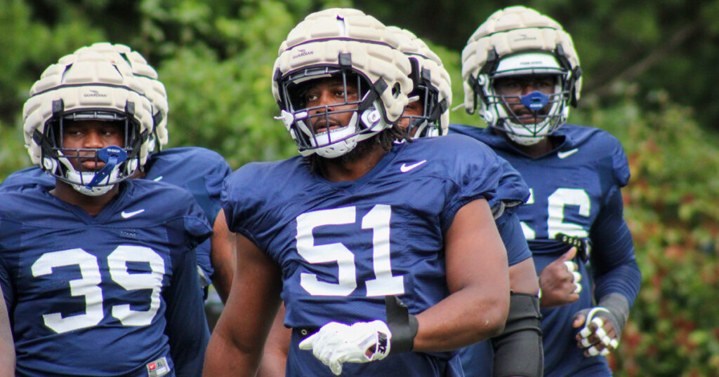 Nittany Lions defensive tackle Hakeem Beamon. (Pickel/BWI)