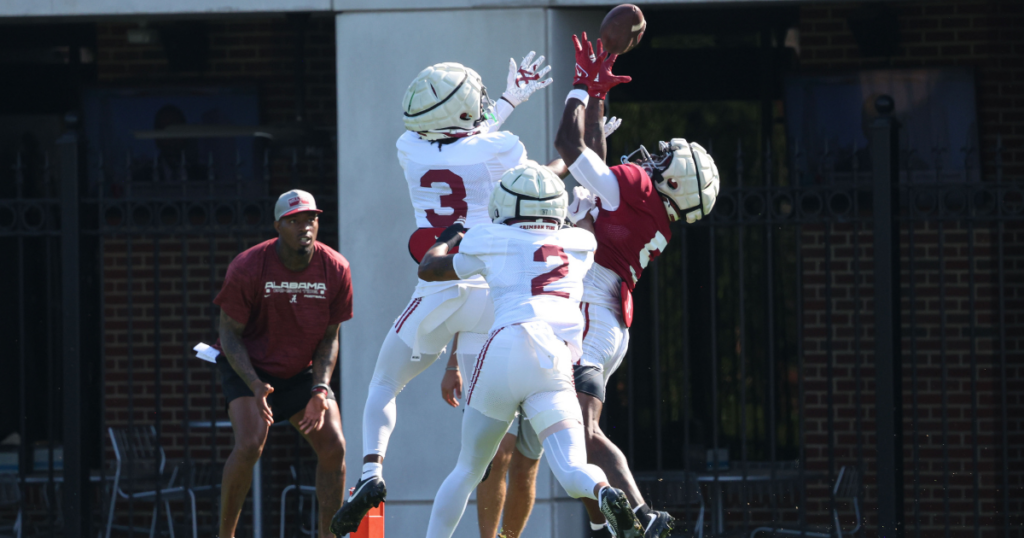 Alabama DB Keon Sabb and WR Germie Bernard