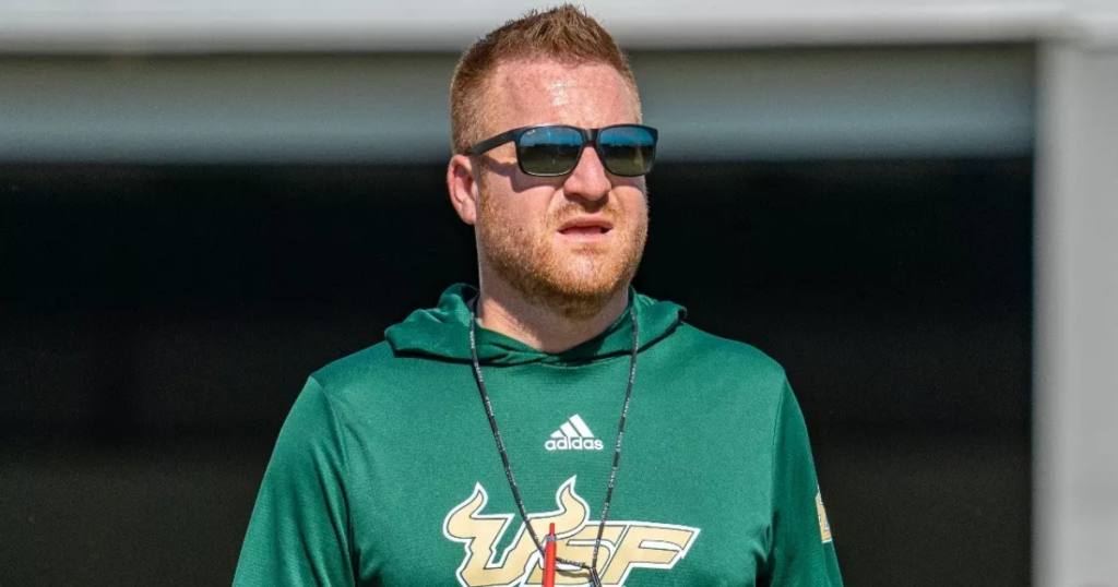 USF head coach Alex Golesh