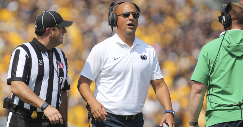 Penn State head coach James Franklin