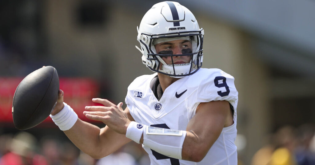 Penn State quarterback Beau Pribula