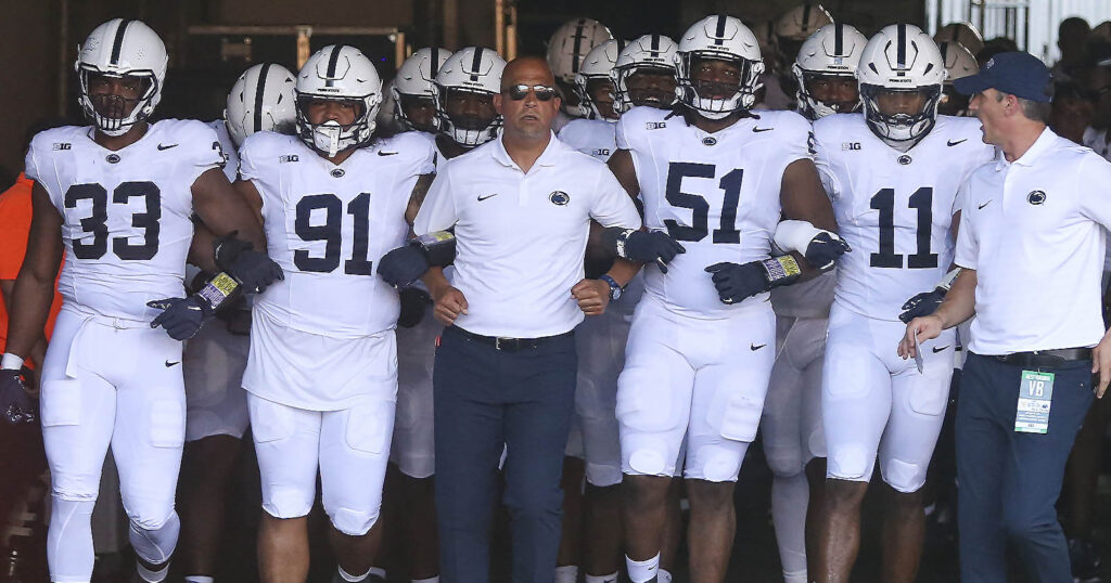 Penn State head coach James Franklin