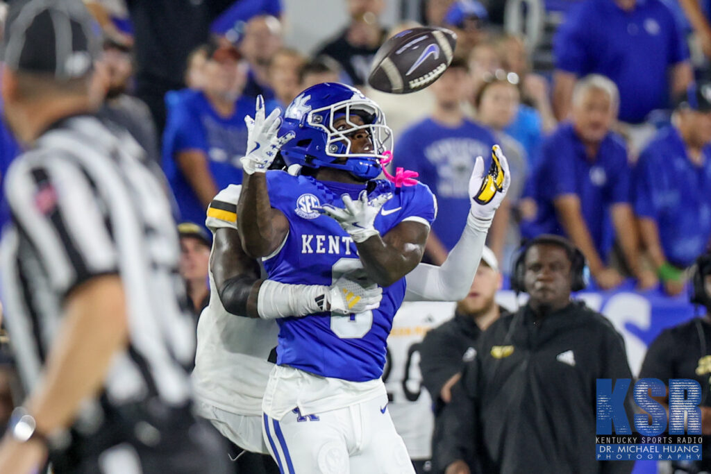 Ja'Mori Maclin goes for a catch - Dr. Michael Huang, Kentucky Sports Radio
