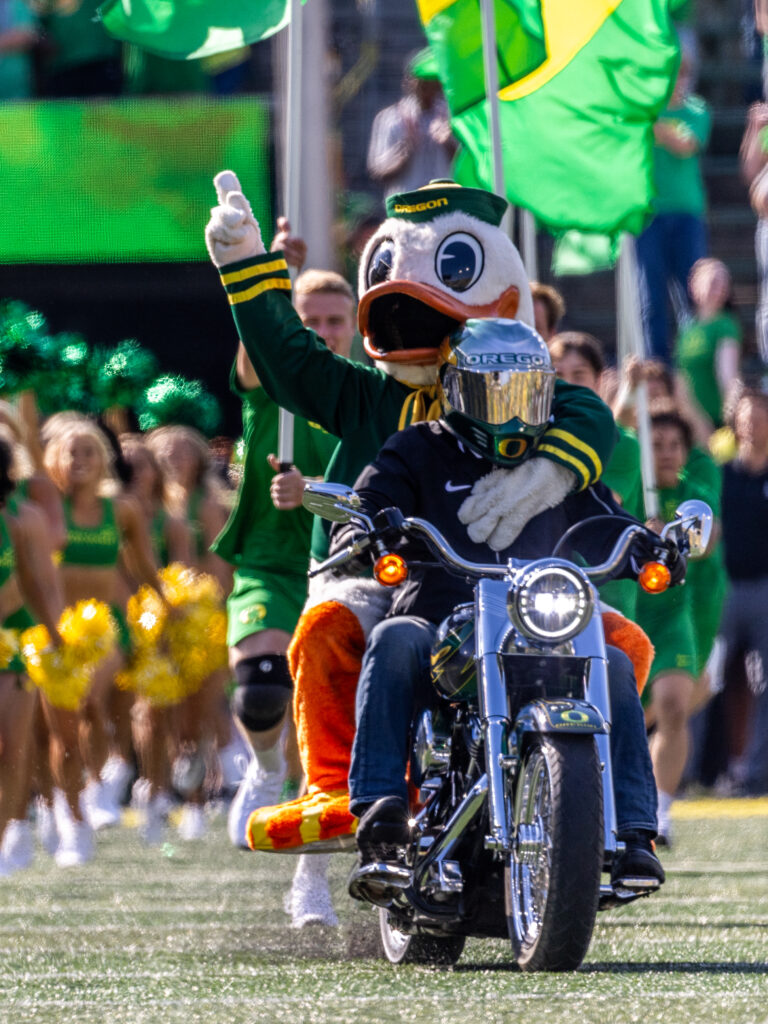 Oregon Duck Motorcycle