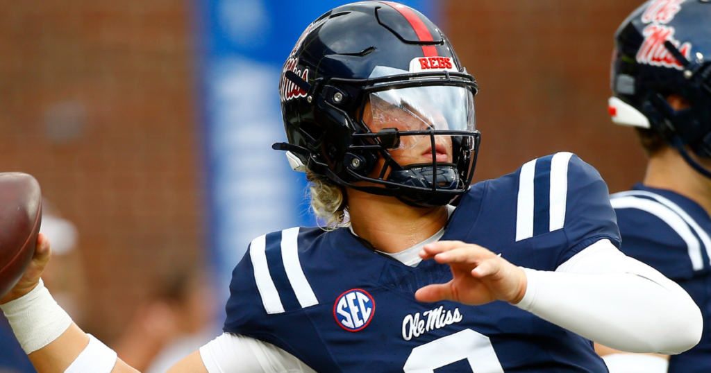 Ole Miss quarterback Jaxson Dart