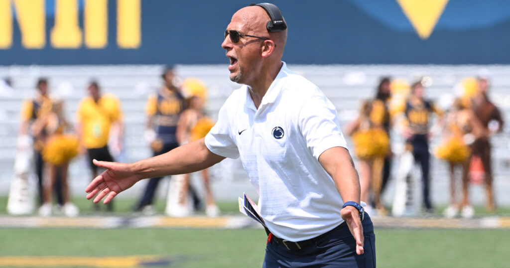 Penn State head coach James Franklin