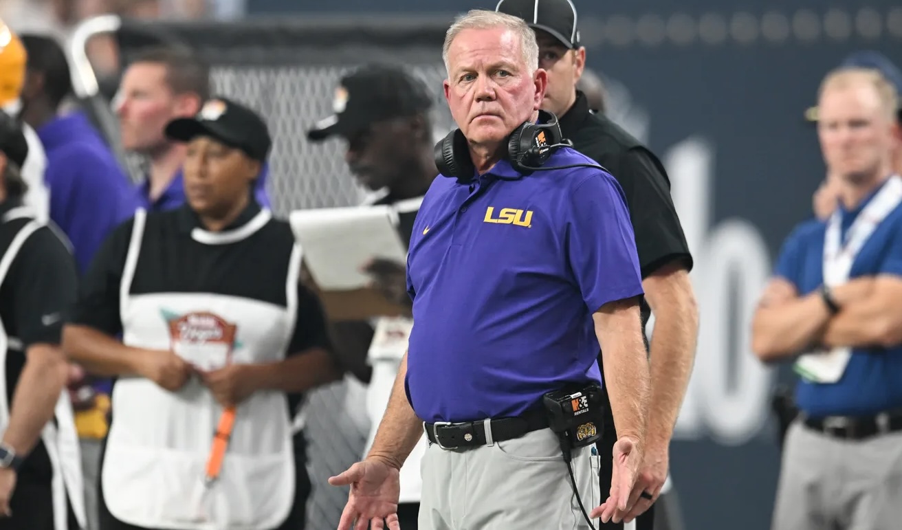 Brian Kelly reflects on why LSU’s offense couldn’t beat USC