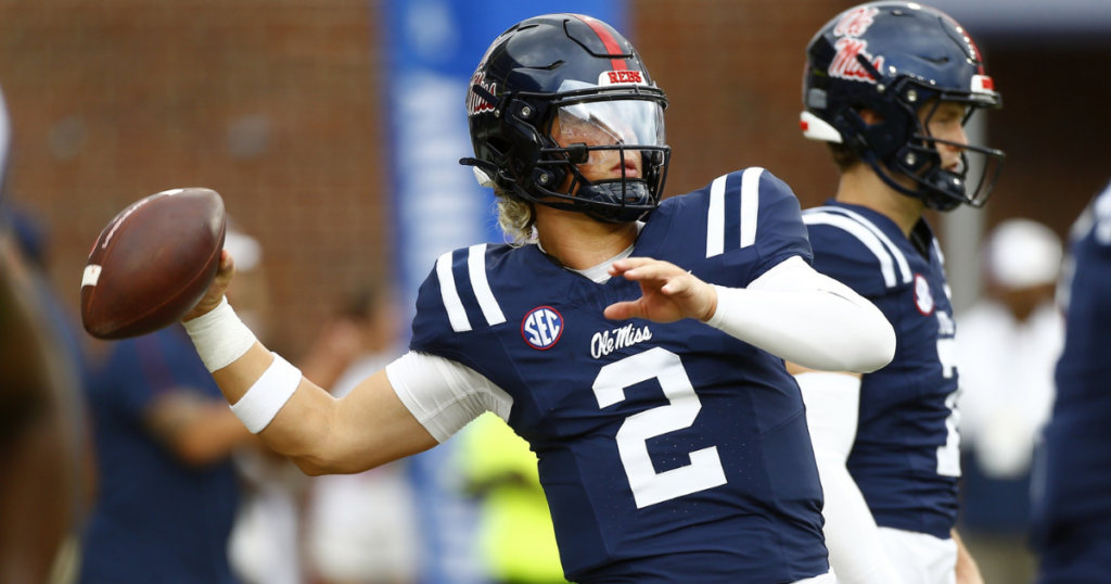 Jaxson Dart-Ole Miss Rebels-Ole Miss Football