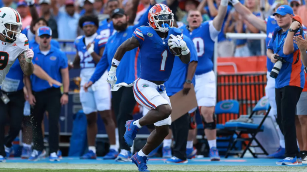 Florida Gators running back Montrell Johnson (UAA Photo / Logan Bowles)