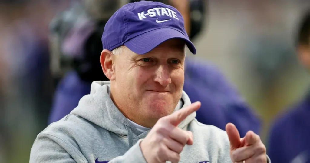 Chris Klieman after a Kansas State win