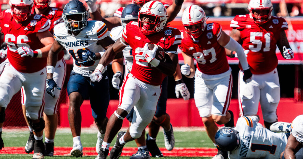 Nebraska RB Emmett Johnson