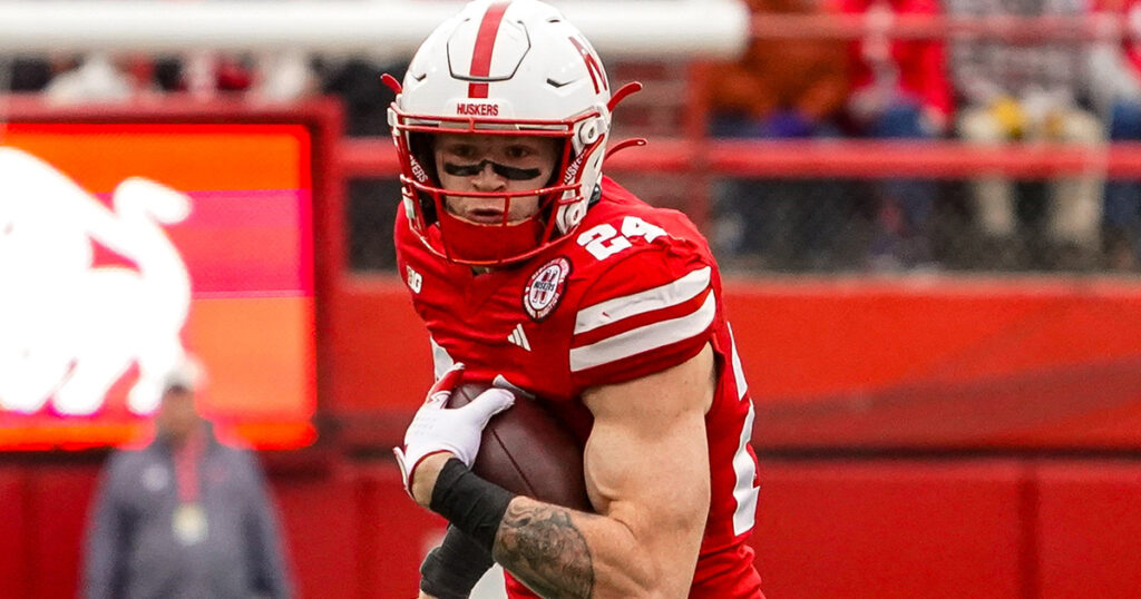 Nebraska TE Thomas Fidone