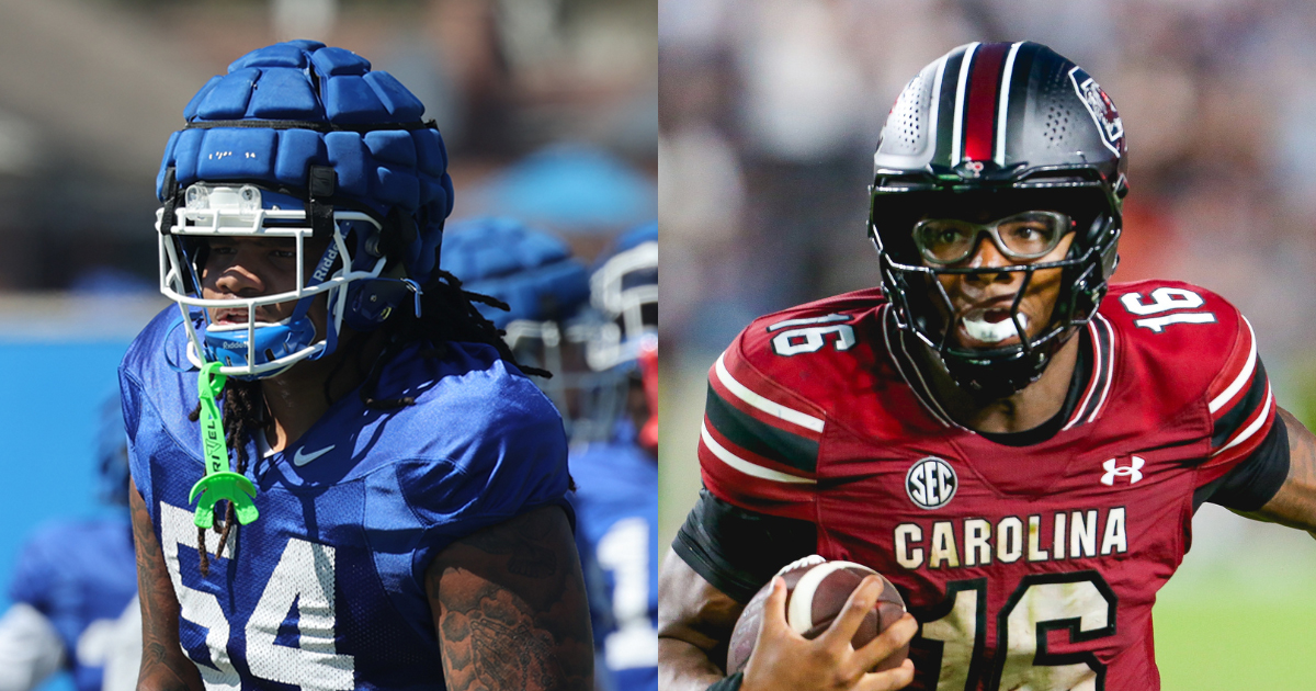 Kentucky OT Gerald Mincey, South Carolina QB LaNorris Sellers leave the game due to injury