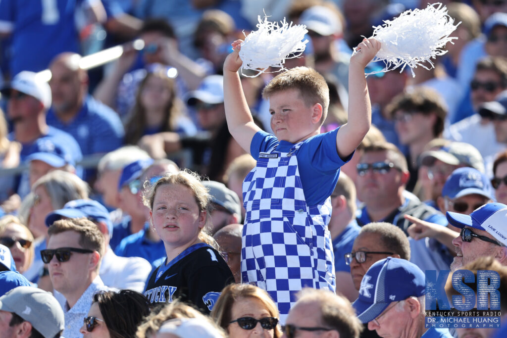 Kentucky fan at Kroger Field - Dr. Michael Huang, Kentucky Sports Radio