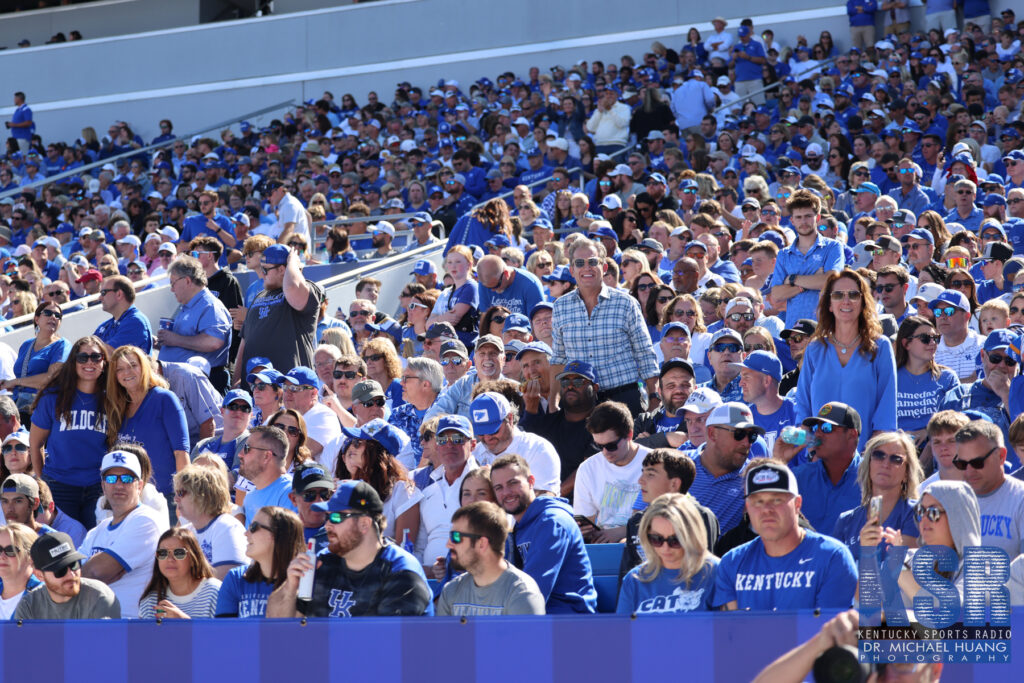 Kentucky fans at Kroger Field -Dr. Michael Huang, Kentucky Sports Radio