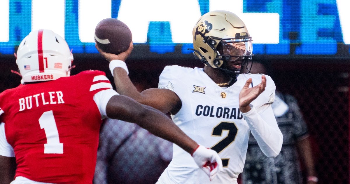 Shedeur Sanders reacts to Nebraska listening to ‘Perfect Timing’ after game