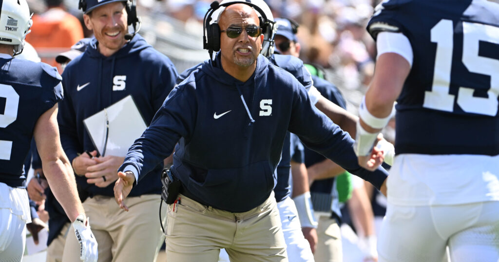 Penn State head coach James Franklin