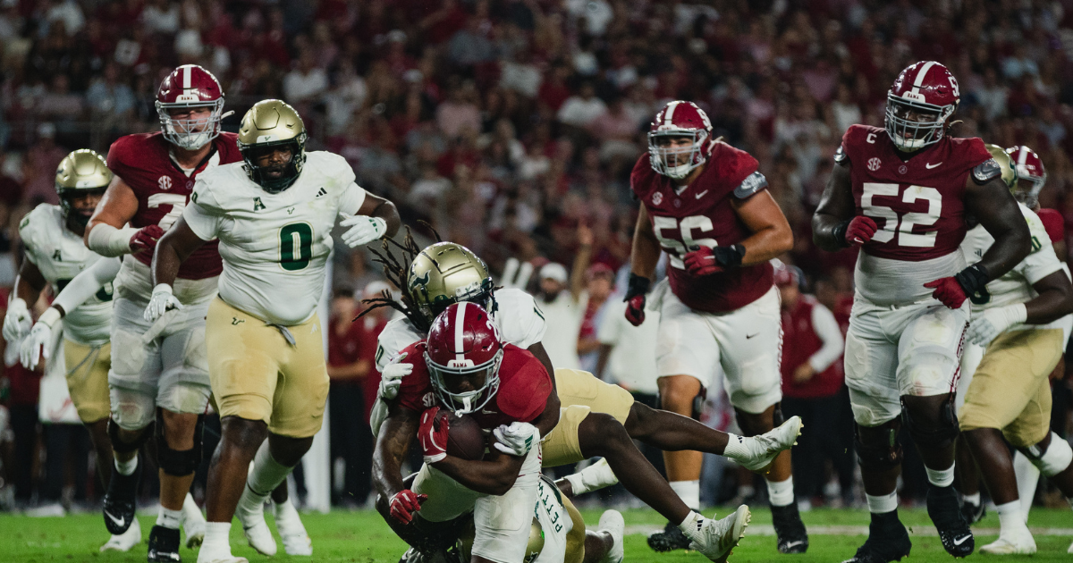 Nick Sheridan reveals how Alabama selected starting OL vs. USF