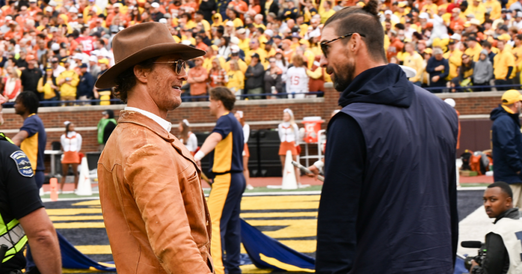 Matthew McConaughey, Michael Phelps