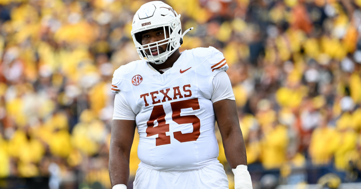 Texas DL Vernon Broughton ejected for targeting late in second half vs Vanderbilt