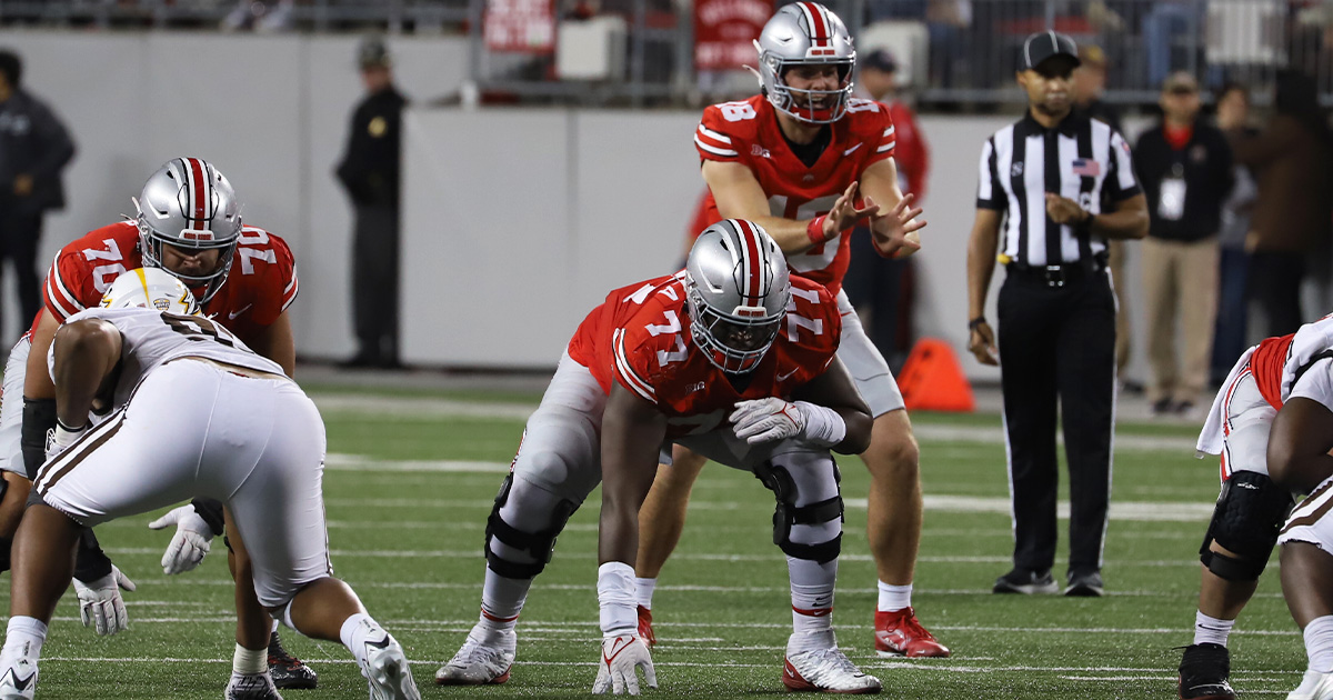 Ohio State Tegra Tshabola 'probably' fulltime right guard