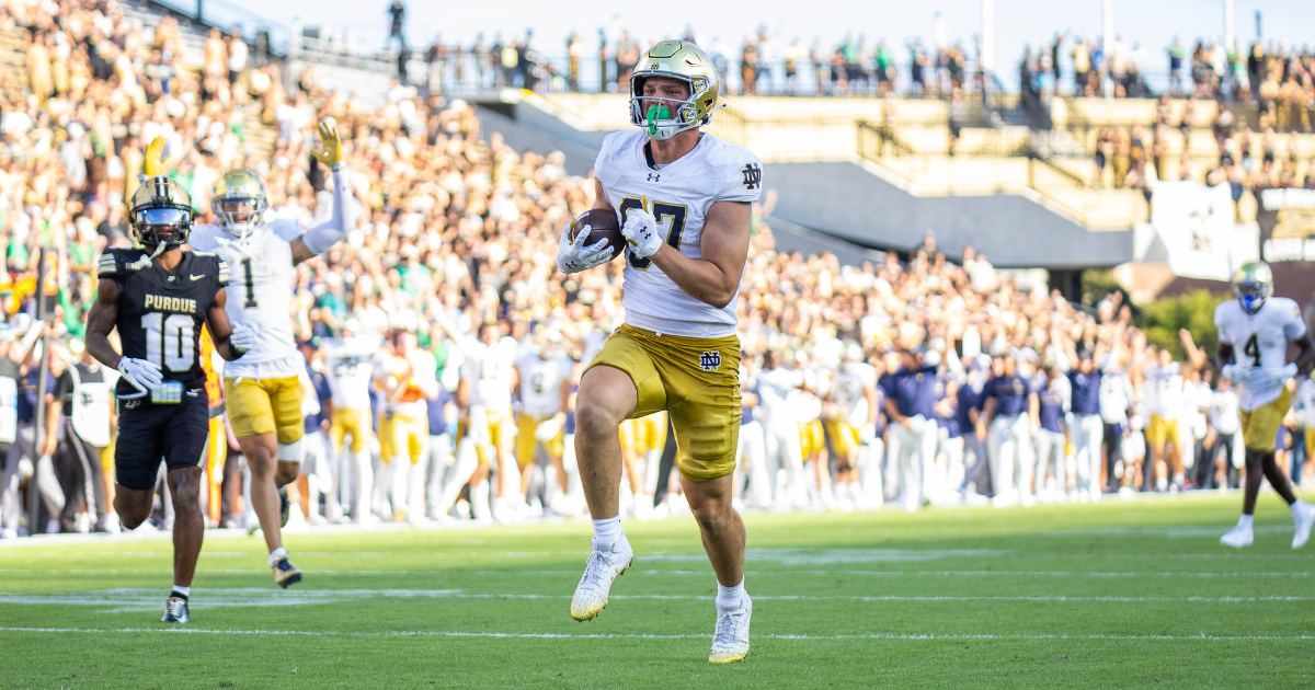 Notre Dame football injury report: TE Cooper Flanagan out against Navy