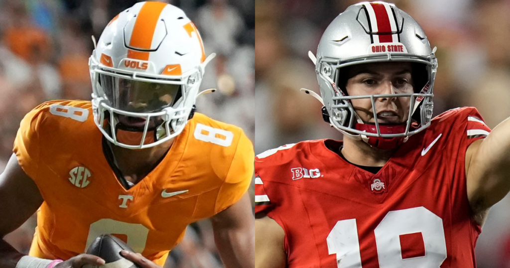 Tennessee QB Nico Iamaleava, Ohio State QB Will Howard