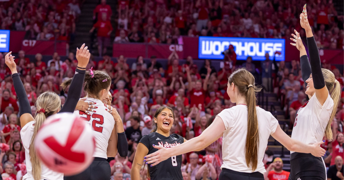 Three Takes No. 5 Nebraska Volleyball sweeps No. 2 Stanford