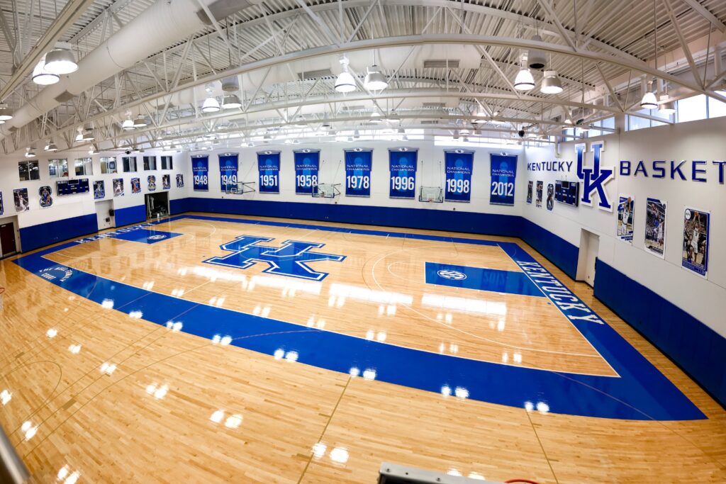 Kentucky Basketball practice facility during the John Calipari era - Photo by UK Athletics