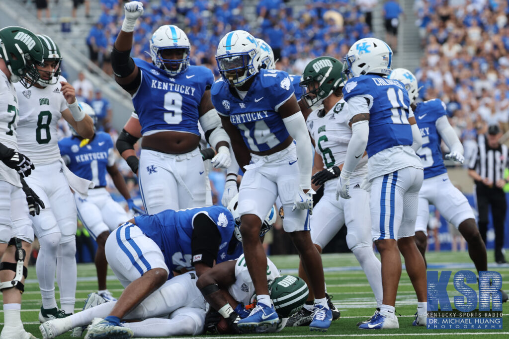 Ty Bryant celebrating - Dr. Michael Huang, Kentucky Sports Radio