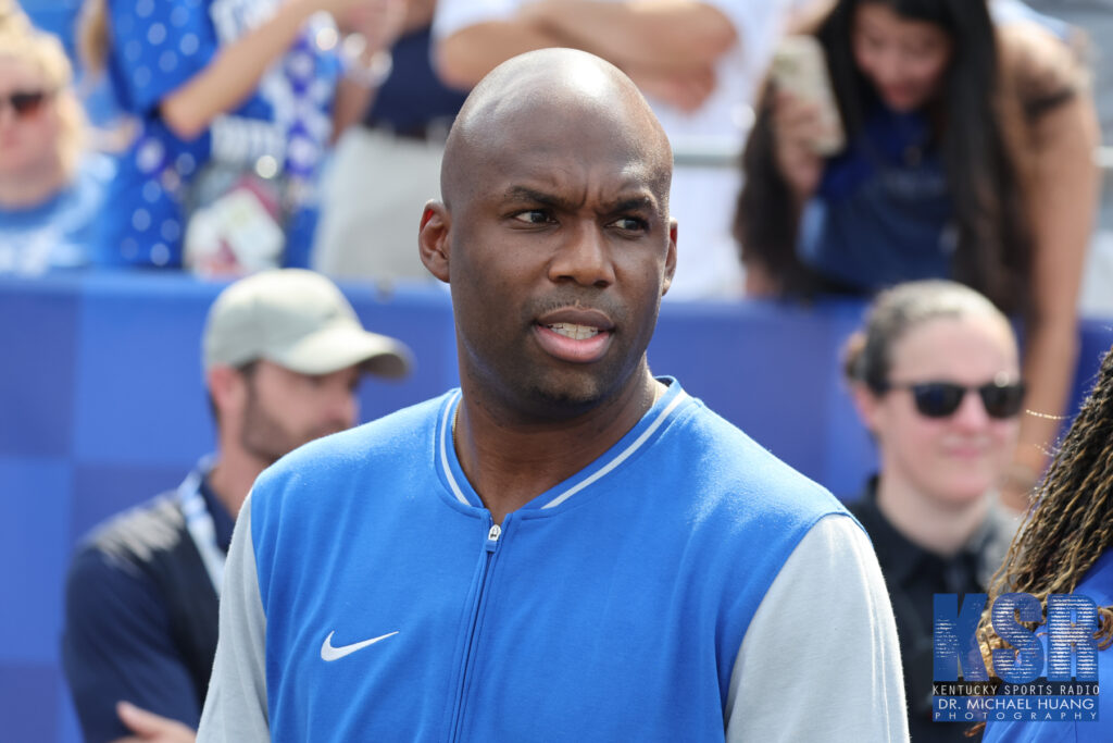 UK Hall of Fame inductee Jodie Meeks at Kentucky vs. Ohio - - Dr. Michael Huang, Kentucky Sports Radio