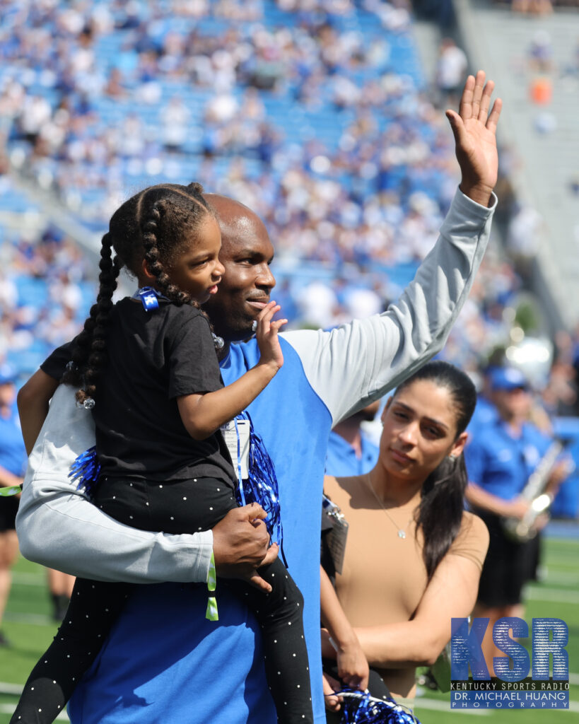 Former Kentucky Basketball star Jodie Meeks is honored as part of UK's 2024 Hall of Fame Class at Kroger Field - Dr. Michael Huang, Kentucky Sports Radio