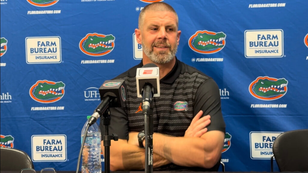 Florida coach Billy Napier. (Zach Abolverdi/On3)