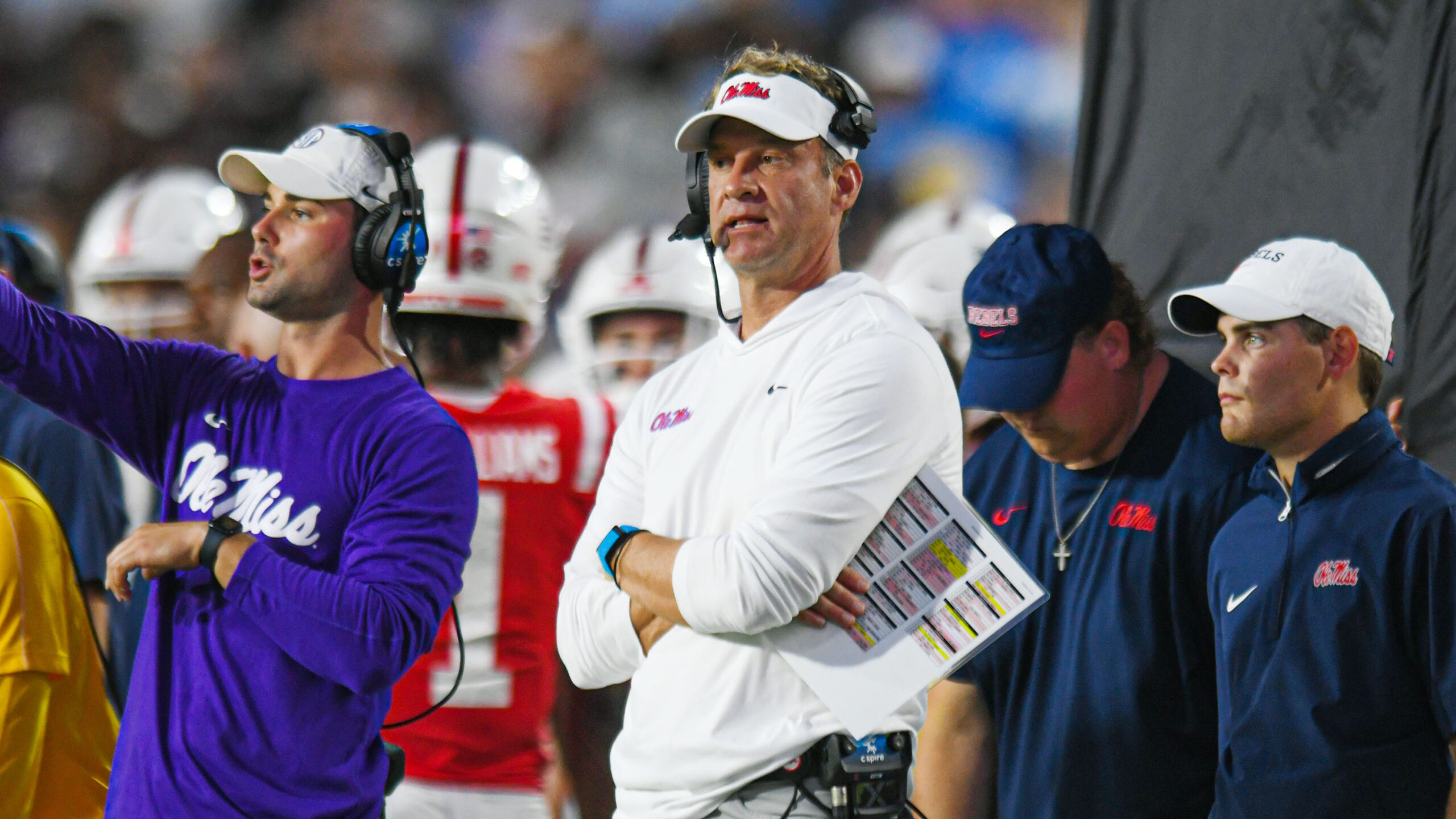 Lane Kiffin asks Ole Miss to be more consistent after the first half against Kentucky