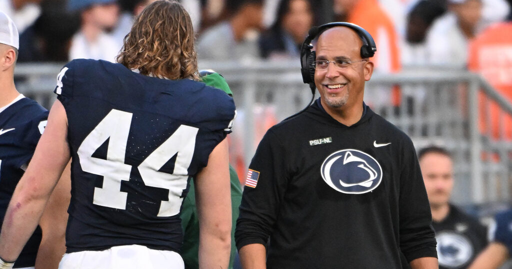 Penn State head coach James Franklin