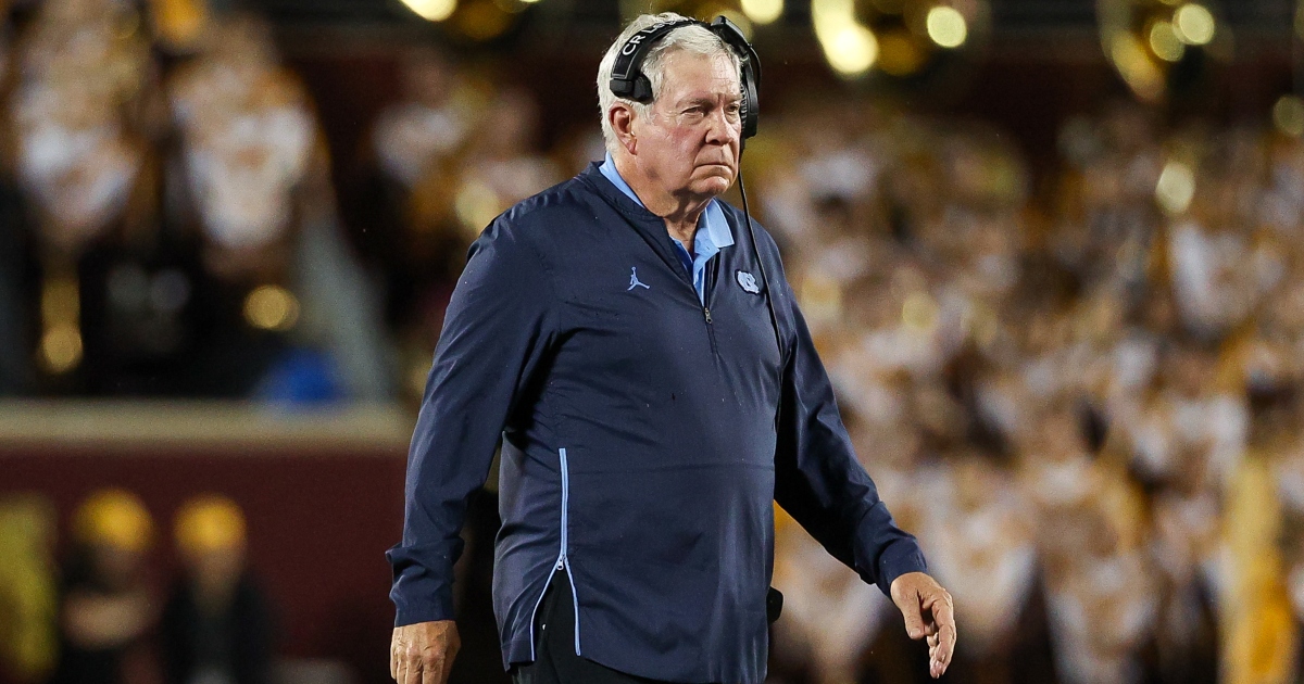 Mack Brown after viral reaction to JMU loss: 'I'm not a good person when I'm mad'