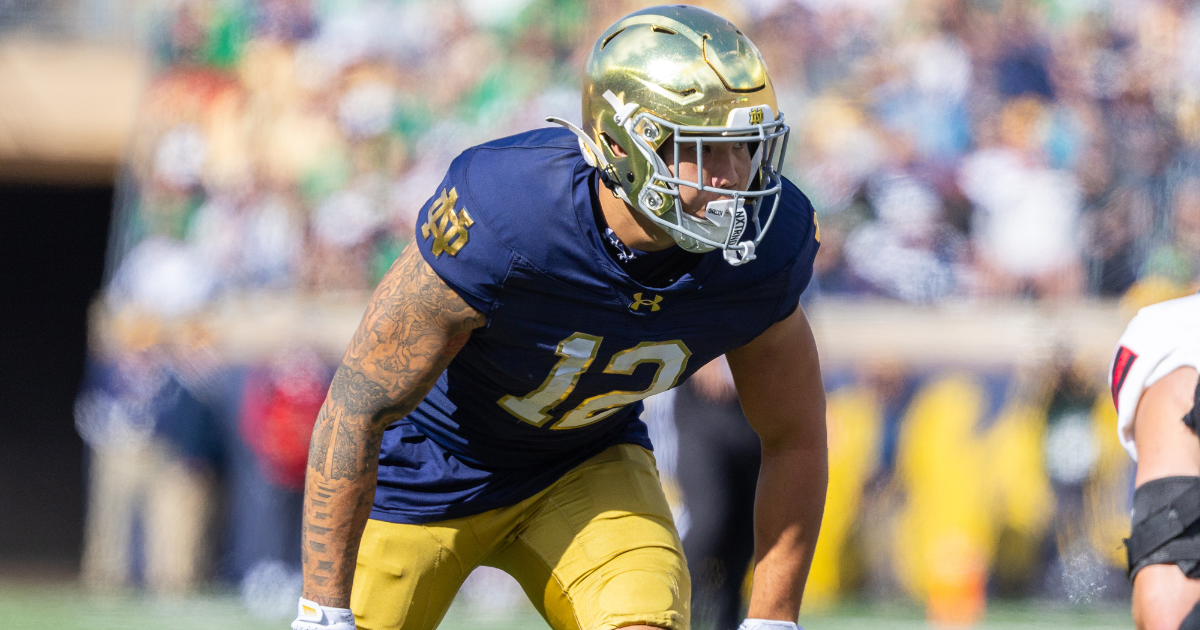 Notre Dame defensive end Jordan Botelho out for multiple months with pectoral injury