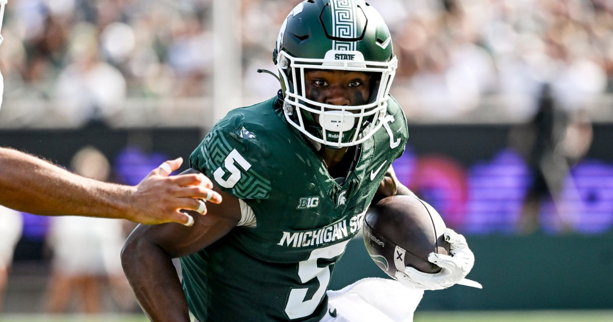 Running Back Nathan Carter can give Michigan State more as a pass ...