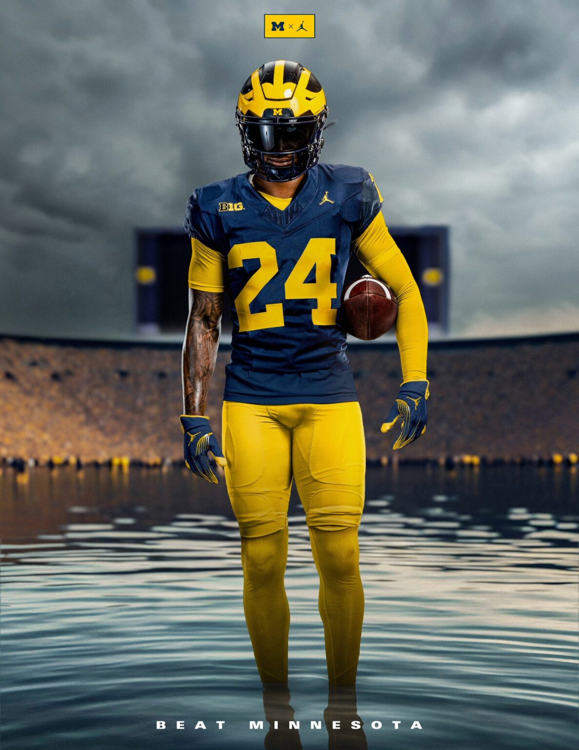 Michigan football reveals uniform choice for Minnesota game