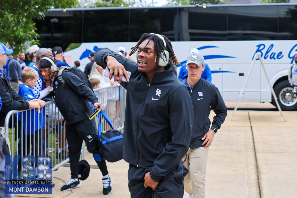 Barion Brown at the Cat Walk before the Ole Miss game - Mont Dawson, Kentucky Sports Radio