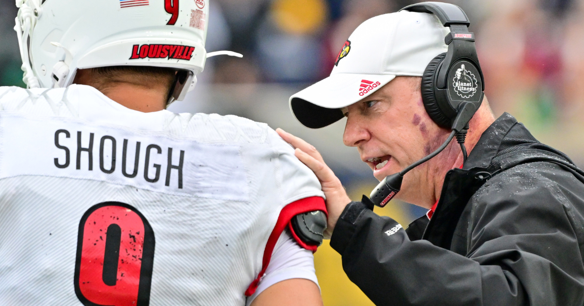 Everything Louisville coach Jeff Brohm said after losing to Notre Dame