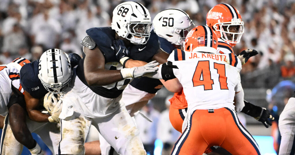 Penn State offensive lineman Anthony Donkoh