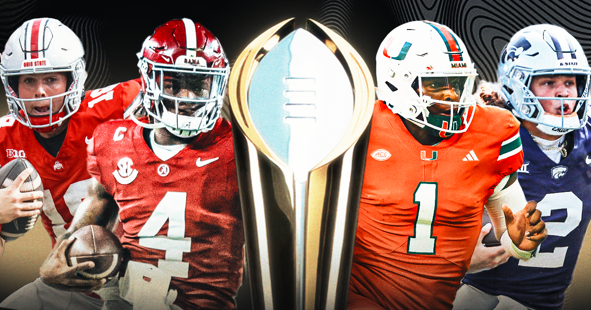 College Football Playoff Rankings after Week 5 Top 4 seeds, atlarge