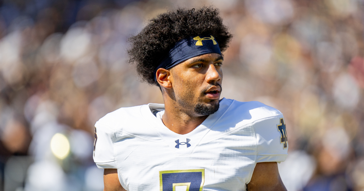 Notre Dame cornerback Jaden Mickey officially enters NCAA transfer portal